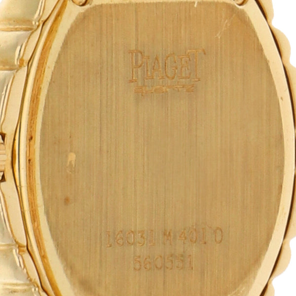 Reloj Piaget para dama modelo Tanagra en oro amarillo 18 kilates.