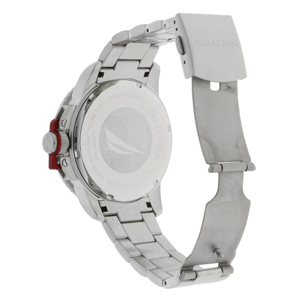 Reloj Nautica para caballero en acero inoxidable.