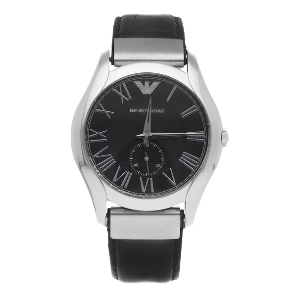 Reloj Emporio Armani para caballero en acero inoxidable correa piel.