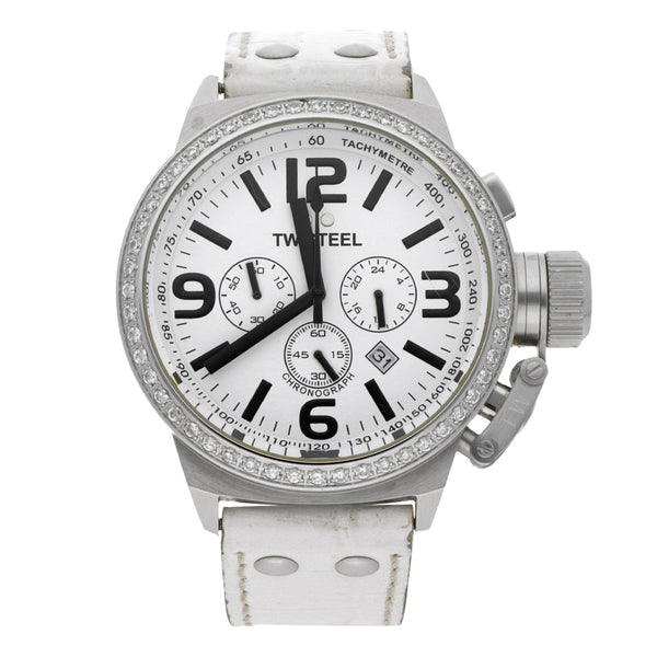 Reloj TW Steel para caballero/unisex en acero inoxidable correa piel.