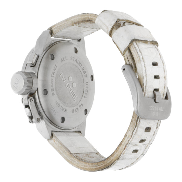 Reloj TW Steel para caballero/unisex en acero inoxidable correa piel.