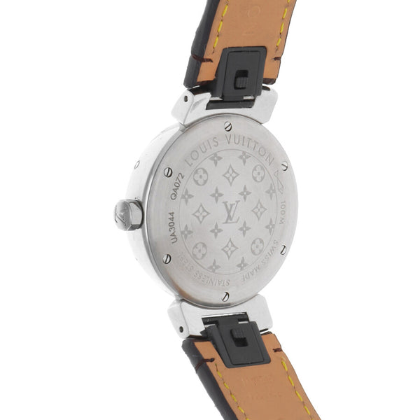 Reloj Louis Vuitton para dama en acero inoxidable correa piel.