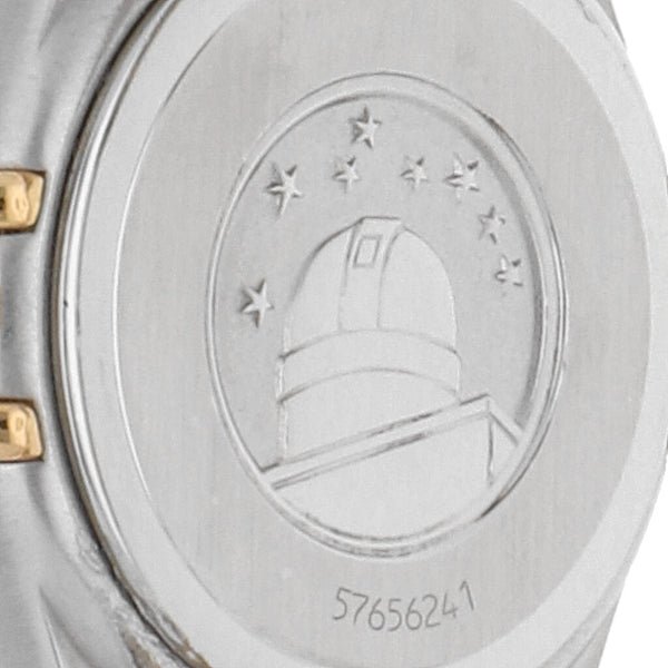 Reloj Omega para dama modelo Constellation vistas en oro amarillo 18 kilates.