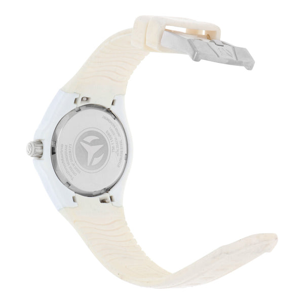 Reloj Technomarine para dama en acero inoxidable correa silicona.