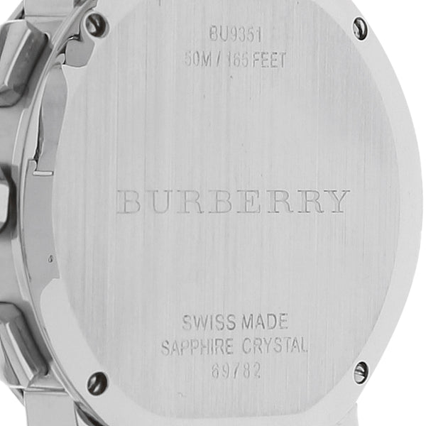 Reloj Burberry para caballero en acero inoxidable.