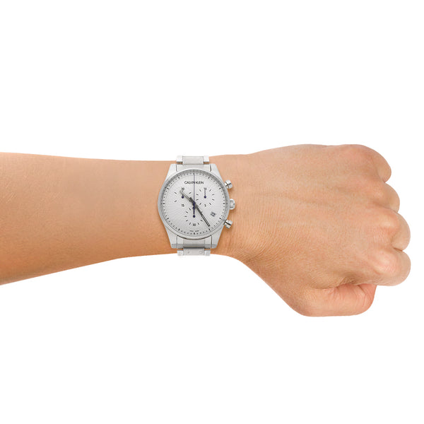 Reloj Calvin Klein para caballero en acero inoxidable.