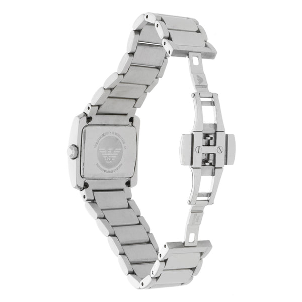 Reloj Emporio Armani para dama en acero inoxidable.