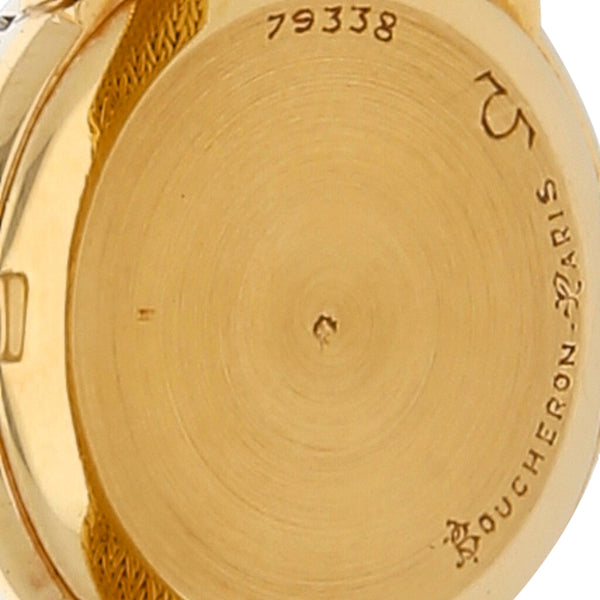 Reloj Boucheron para dama en oro amarillo 18 kilates.