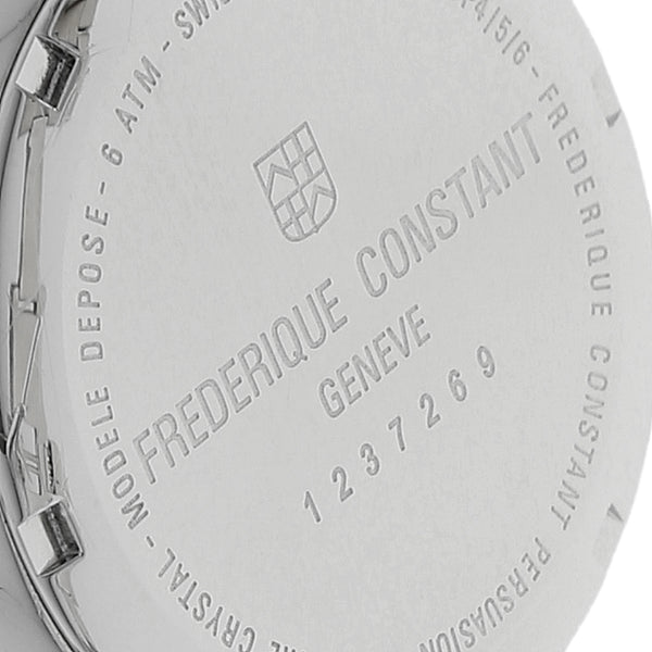 Reloj Frederique Constant para caballero en acero inoxidable.