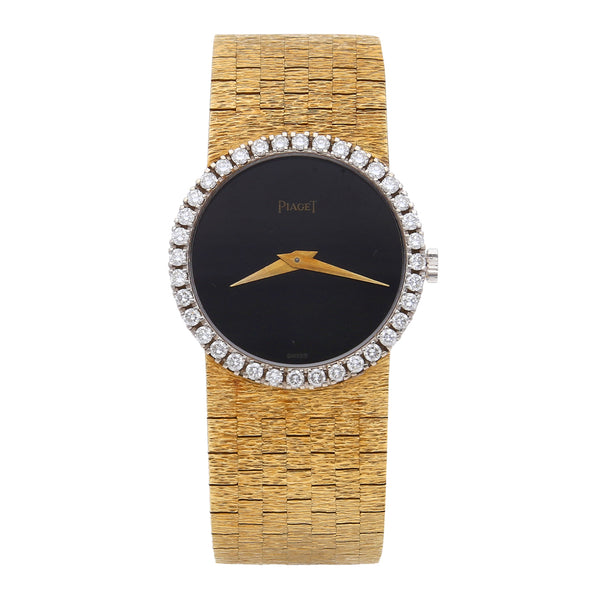 Reloj Piaget para dama en oro amarillo y oro blanco 18 kilates.