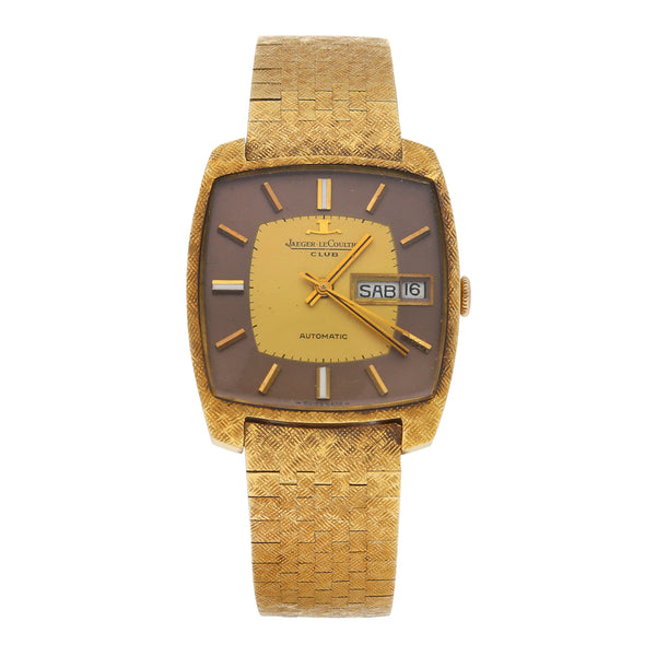 Reloj Jaeger-LeCoultre para caballero modelo Club en oro amarillo 18 kilates.