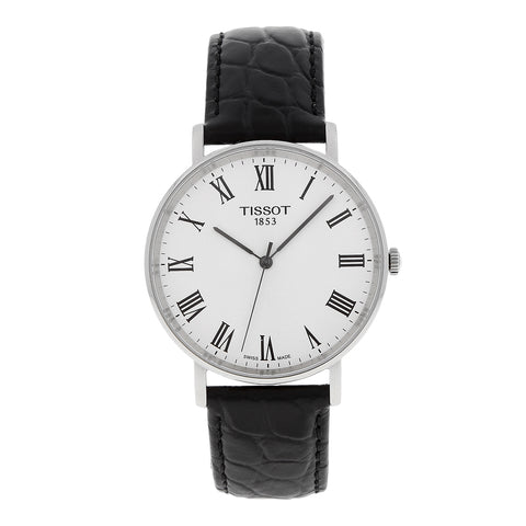 Reloj Tissot para caballero en acero inoxidable correa piel