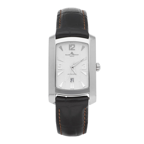 Reloj Baume & Mercier para dama/unisex en acero inoxidable correa piel.