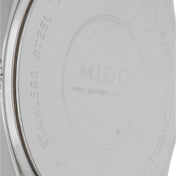 Reloj Mido para dama en acero inoxidable.