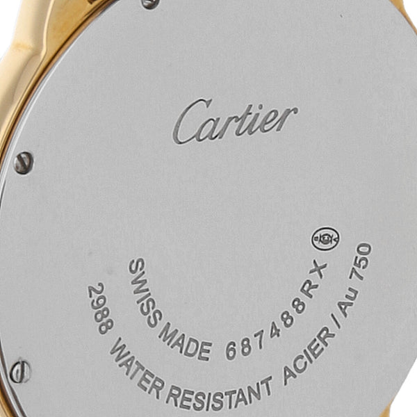 Reloj Cartier para caballero modelo Ronde Louis Cartier caja en oro amarillo 18 kilates.