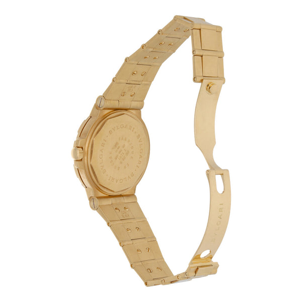 Reloj Bvlgari para caballero en oro amarillo 18 kilates.