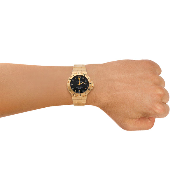 Reloj Bvlgari para caballero en oro amarillo 18 kilates.