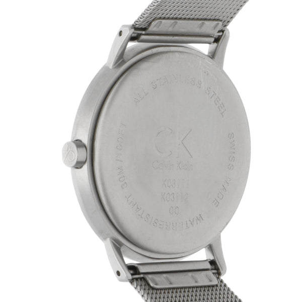 Reloj Calvin Klein para caballero en acero inoxidable.