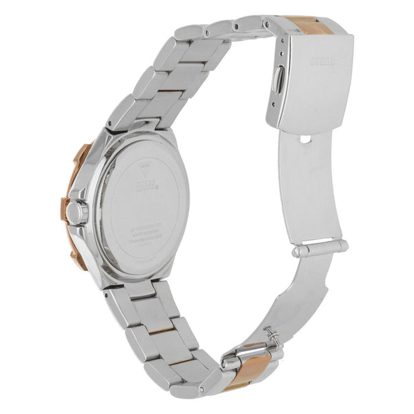 Reloj Guess para dama en acero inoxidable vistas chapa.