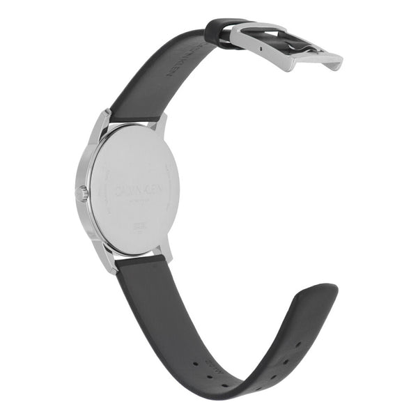 Reloj Calvin Klein para caballero en acero inoxidable correa piel.