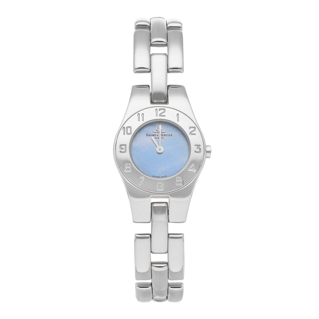 Reloj Baume Mercier para dama en acero inoxidable. Nacional