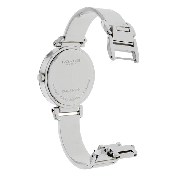 Reloj Coach para dama en acero inoxidable.