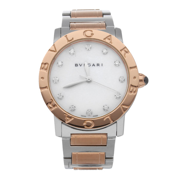 Reloj Bvlgari para dama/unisex modelo Bvlgari Bvlgari vistas en oro rosa 18 kilates.