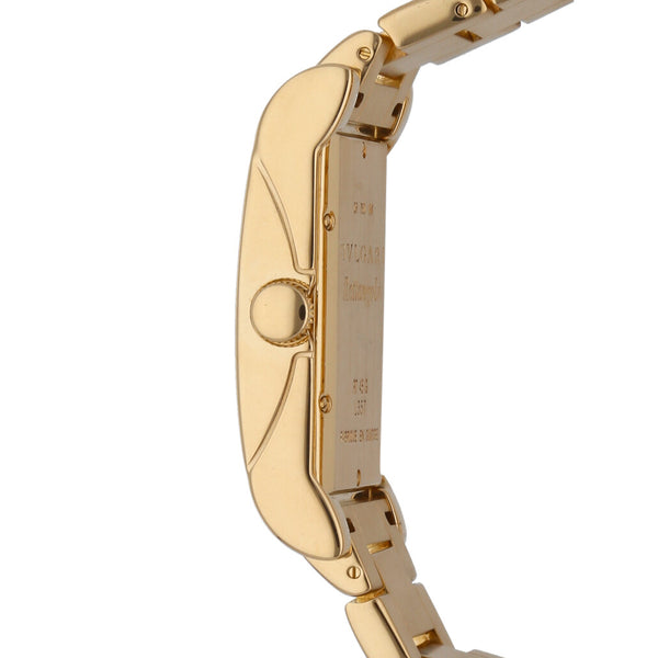 Reloj Bvlgari para dama modelo Rettangolo en oro amarillo 18 kilates.