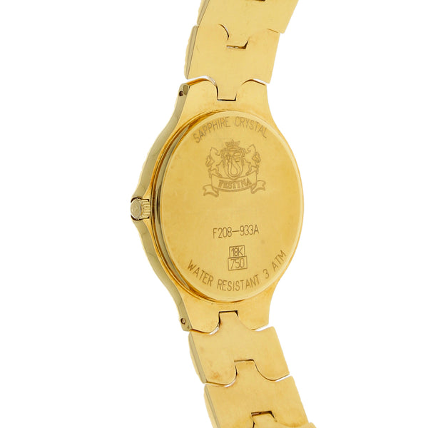 Reloj Festina para caballero en oro amarillo 18 kilates.