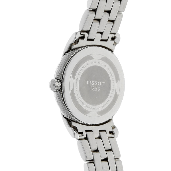 Reloj Tissot para dama en acero inoxidable.