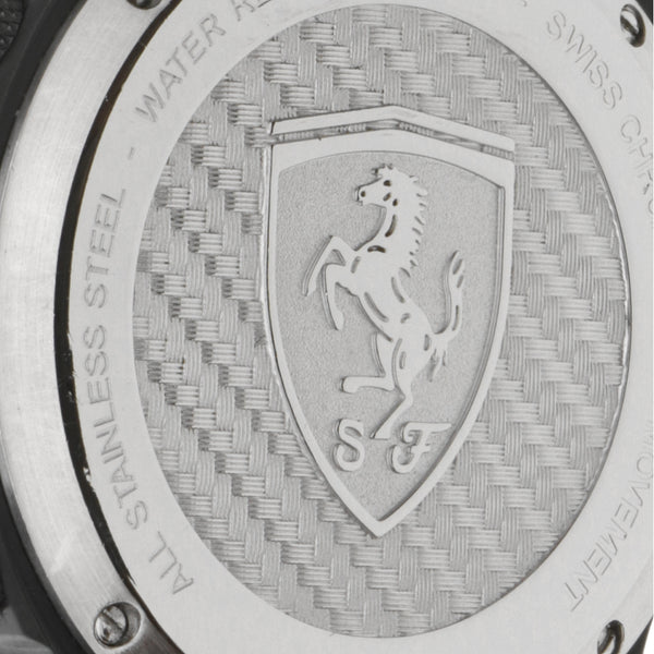 Reloj Ferrari para caballero en acero esmalte correa piel.
