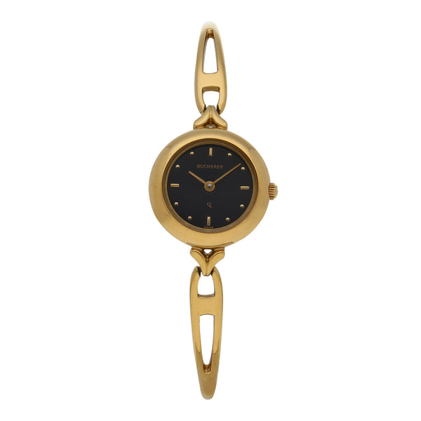 Reloj Bucherer para dama en acero chapa.