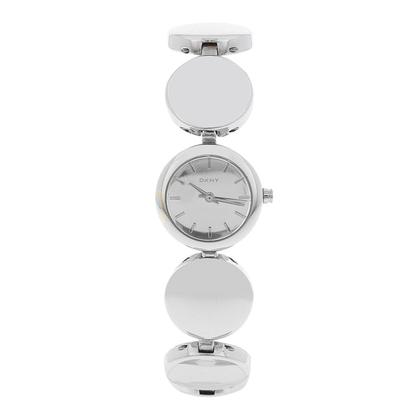 Reloj DKNY para dama en acero inoxidable.