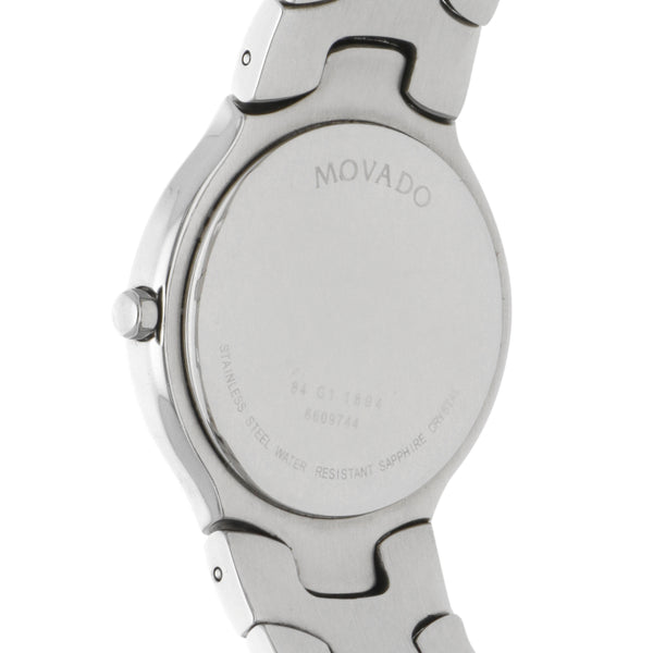 Reloj Movado para caballero en acero inoxidable.