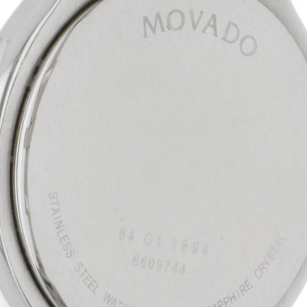 Reloj Movado para caballero en acero inoxidable.