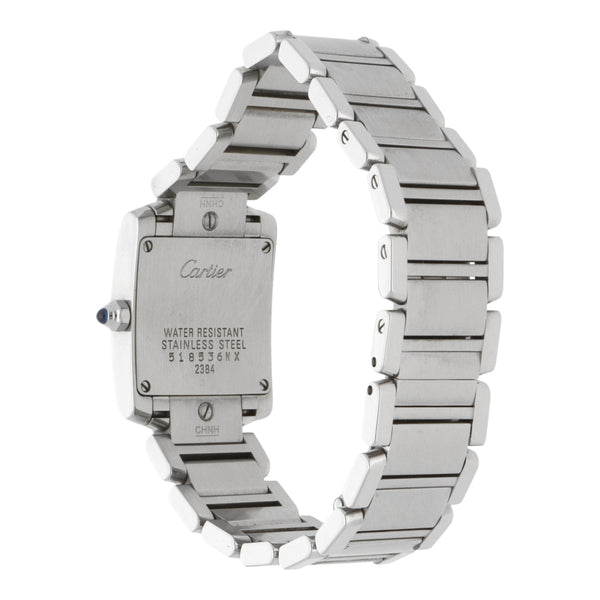 Reloj Cartier para dama modelo Tank Française.