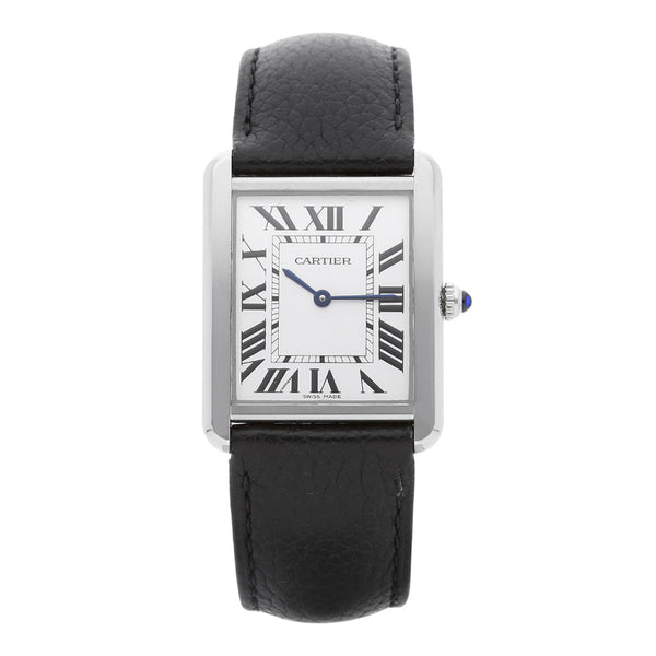 Reloj Cartier para caballero modelo Tank Solo.