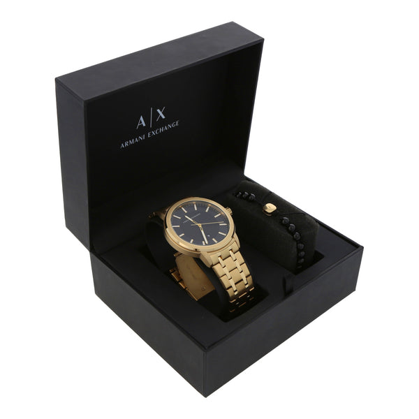 Reloj Armani Exchange para caballero en acero chapa.