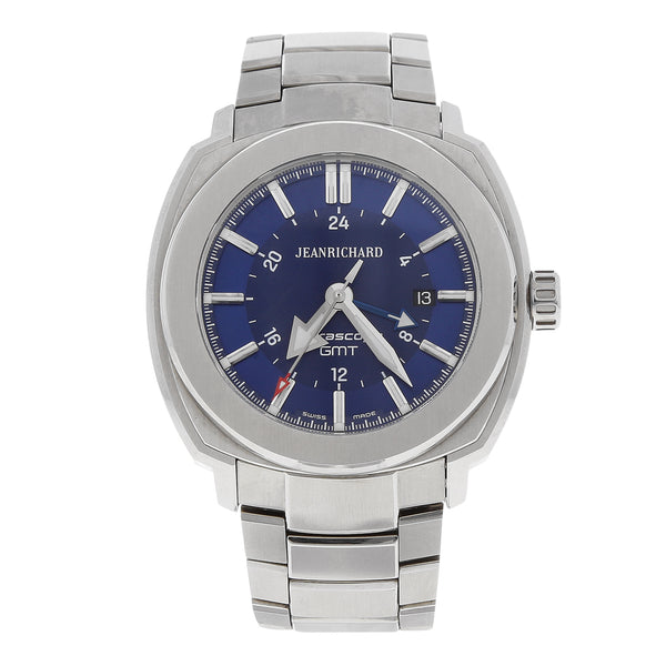 Reloj JeanRichard para caballero modelo Terrascope GMT.