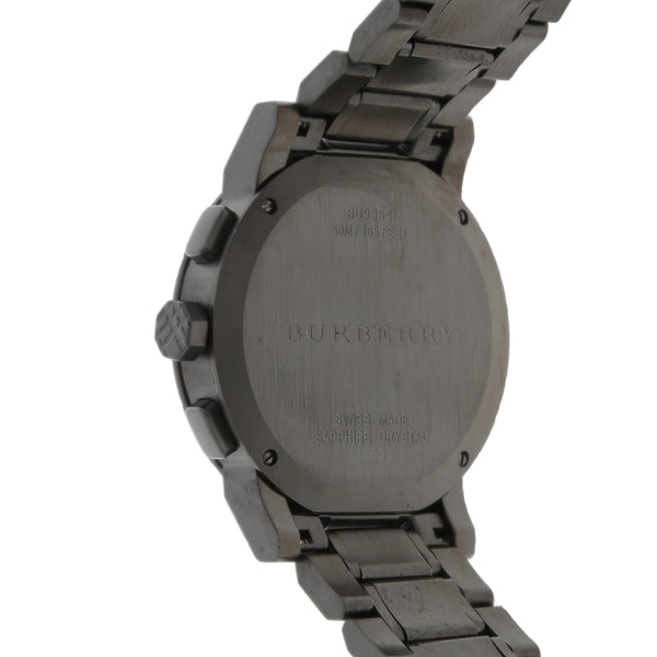 Reloj Burberry para caballero en acero esmalte.