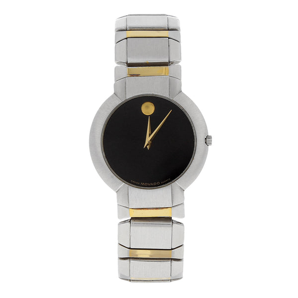 Reloj Movado para dama en acero inoxidable.