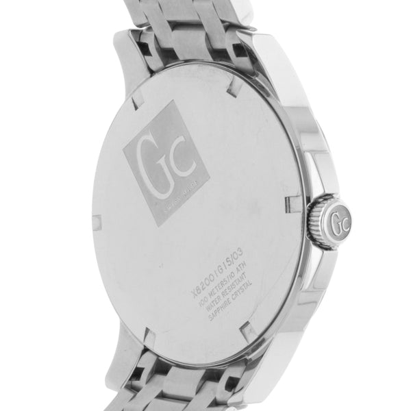 Reloj Gc para caballero en acero inoxidable.