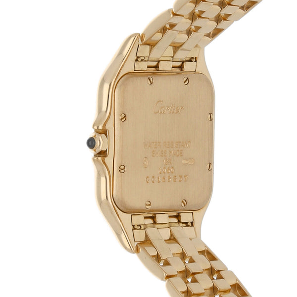 Reloj Cartier para dama/unisex modelo Panthere en oro amarillo 18 kilates.