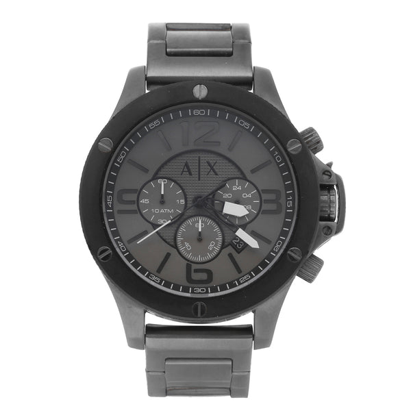 Reloj Armani Exchange para caballero en acero esmalte.