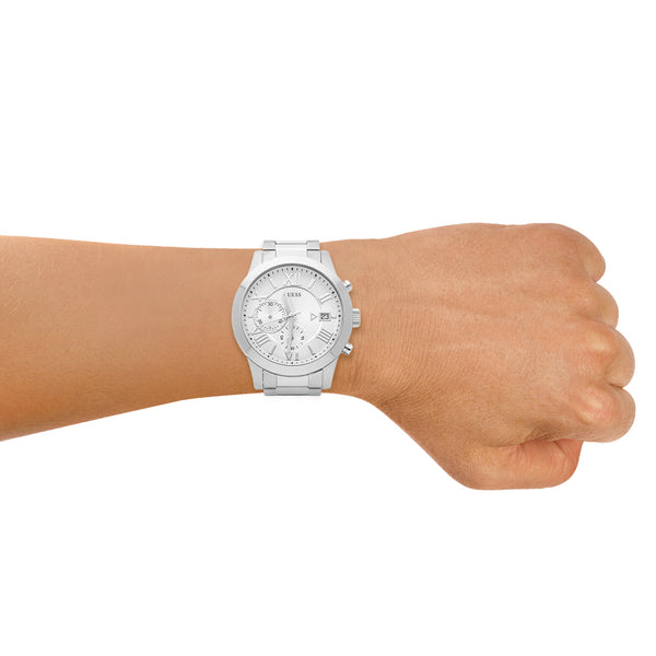 Reloj Guess para caballero en acero inoxidable.