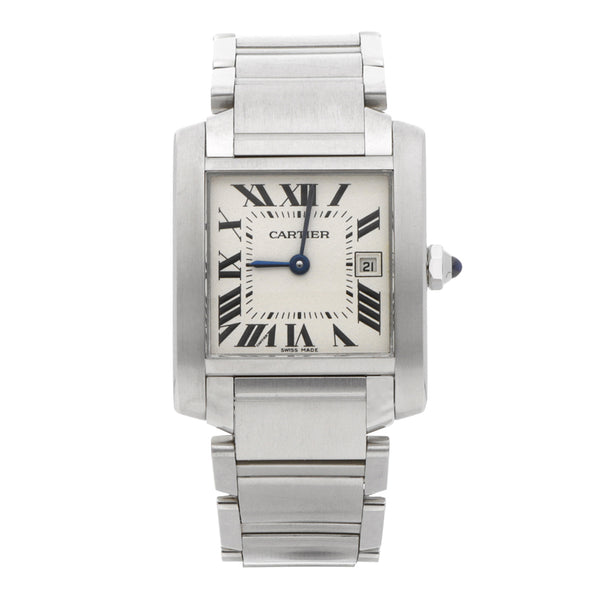 Reloj Cartier para dama modelo Tank Française.