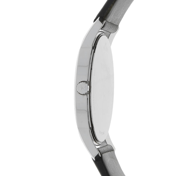 Reloj Calvin Klein para caballero en acero inoxidable correa piel.