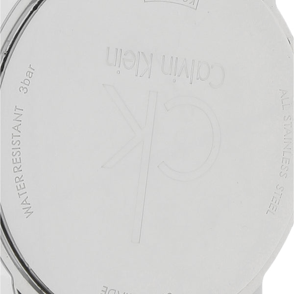 Reloj Calvin Klein para caballero en acero inoxidable correa piel.