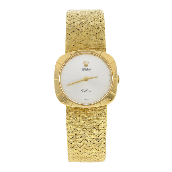 Reloj Rolex para dama modelo Cellini en oro amarillo 18 kilates.