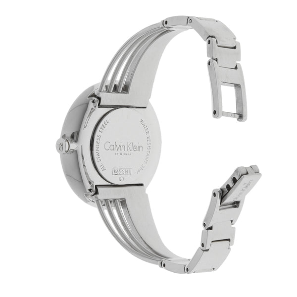 Reloj Calvin Klein para dama en acero inoxidable.